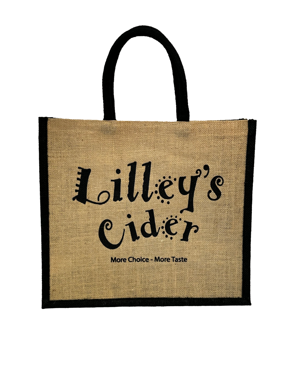 Lilley's Cider Large Jute Bag - Lilley's Cider Ltd