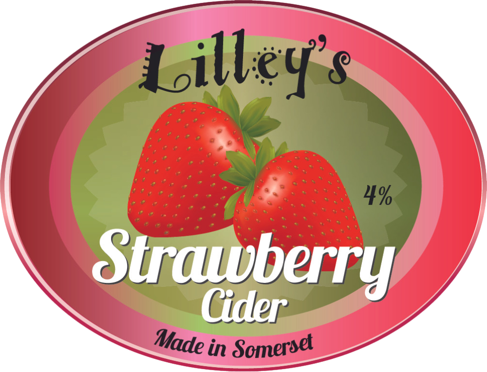 Lilley's Cider Strawberry 50L Keg - Lilley's Cider Ltd