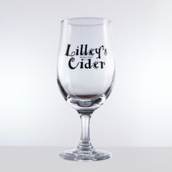 Lilley's Cider Stemmed Glass