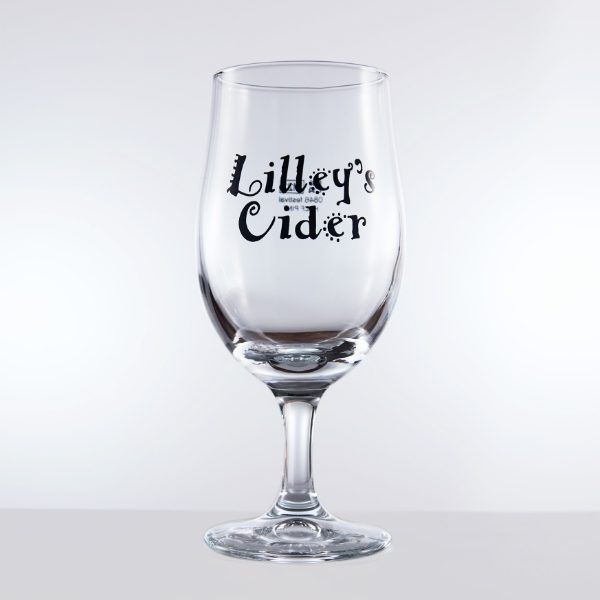 Lilley's Cider Stemmed Glass