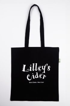 Lilley's Cider Black Tote Bag