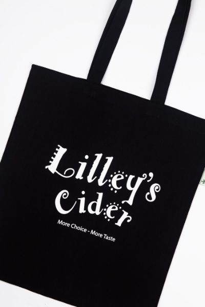 Lilley's Cider Black Tote Bag